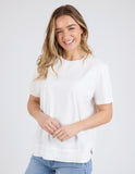Foxwood - Farrah Short Sleeve Tee - White