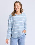 Foxwood - Jayne Throw On - Sky Blue/White Stripe