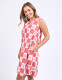 Foxwood - Biarittz Dress - Crimson Print