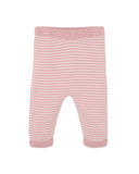 Bebe - Fern Stripe Organic Knitted Leggings - Blossom