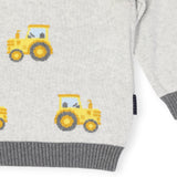 Korango - Tractor Sweater - Grey Marle