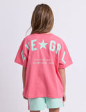 Eve Girl - Motion Tee - Rose/Mint