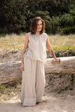 Eadie Lifestyle - Arana Linen Pants - Natural