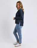 Foxwood - Jayne Throw On Fleece - Navy