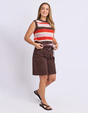 Foxwood - Haven Stripe Knit Top - Grenadine Stripe