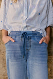 Italian Star - Hugo Straight Leg Jogger - Light Denim