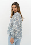 Humidity - Chi Chi Elysian Blouse - Navy Print