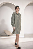 Eadie Lifestyle - Linen Shift Dress - Pistachio