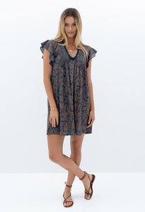 Humidity - Island Elysian Dress - Tan Print