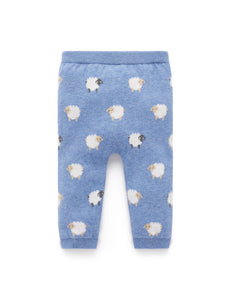 Purebaby - On The Farm Leggings - Sheep Jacquard