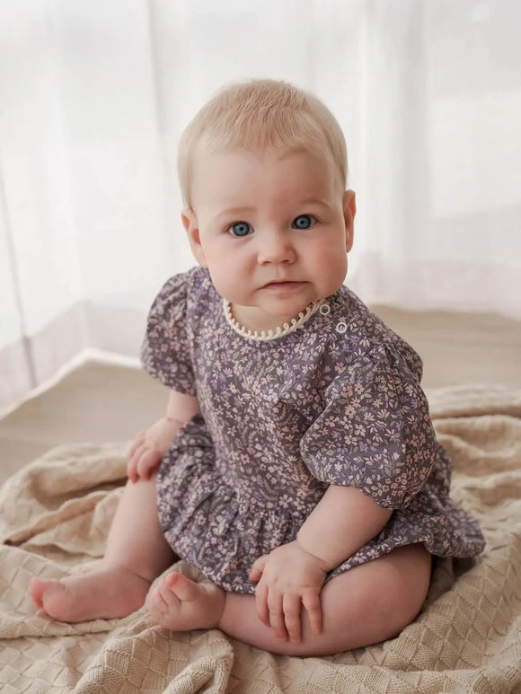 Rai & Co - Eliza Floral Romper - Indigo