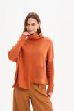 Tirelli - Roll Hem Pocket Knit - Amberstone