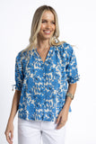 Humidity - Fleur Blouse - Blue/Stone