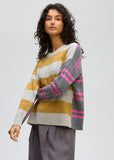 LD & Co - Groove Stripe Crew - Marl