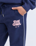 Eve Girl - Sports Club Flare Trackpants - Navy