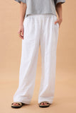 Ceres Life - The Lounge Pant - White Broderie