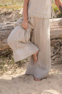 Eadie Lifestyle - Arana Linen Pants - Natural