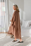Eadie Lifestyle - The Malle Linen Dress - Clay