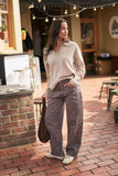 Ceres Life - Harper Barrel Jeans - Leopard