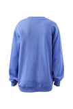 Ceres Life - Isla Oversized Slouchy Crew - Vintage Blue / Pink Clay / Burnt Toffee Heritage
