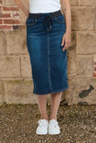 Italian Star - Hugo Summer Skirt - Dark Denim
