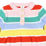 Korango - Striped Knit Dress - Yellow
