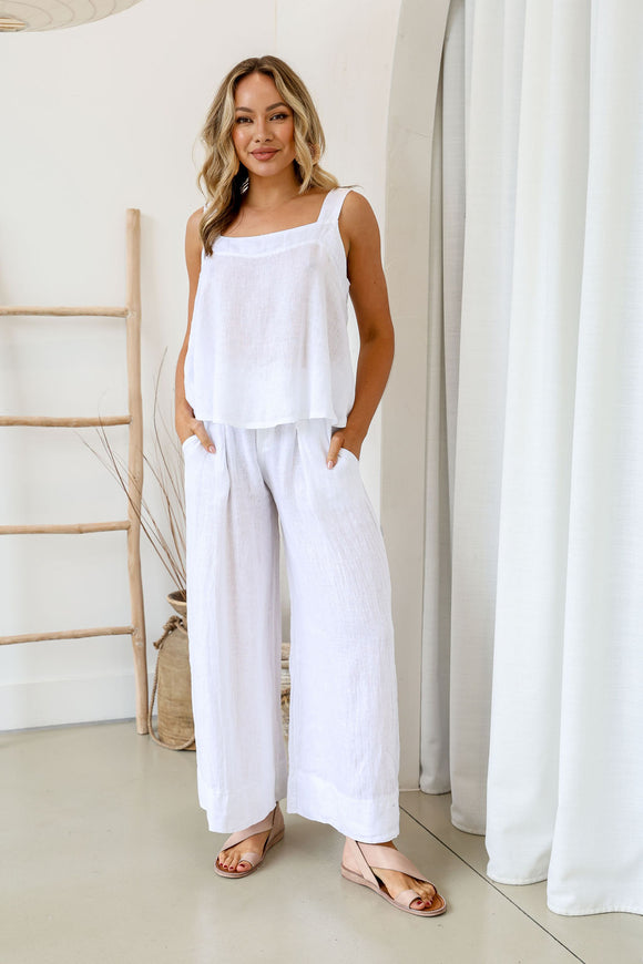 Free Angel - Tasca Pants - White