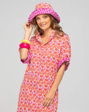 Boom Shankar - Maui Shirt Dress - Naples Pomodorro