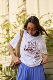 Ceres Life - Stevie Slouchy Tee - White / Ceres Village