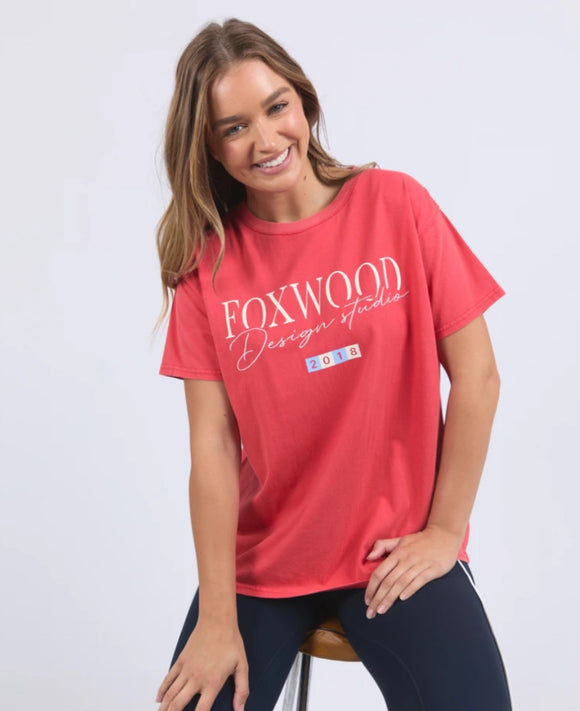 Foxwood - Flight Tee - Red