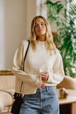 Ceres Life - Finley Funnel Neck Knit - Milk