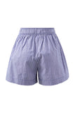 Ceres Life - Mila Shorts - College Blue White Stripe