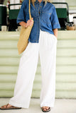Ceres Life - The Lounge Pant - White Broderie