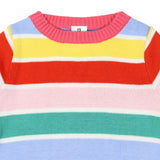 Korango - Striped Knit Sweater - Yellow