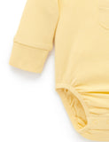 Purebaby - Peekaboo Bodysuit - Duck - Egg