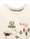 Purebaby - Castle Map Thick Long Sleeve Tee