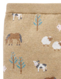 Purebaby - On The Farm Leggings - Farm Jacquard