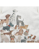 Bebe - Austin Dog Scene Tee - Cloud Marl