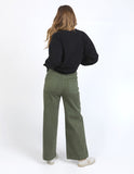 Foxwood - Sarah Wide Leg Jean - Green