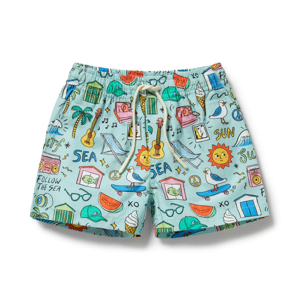 Wilson & Frenchy - Sun Surf & Sea Swim Board Short