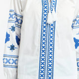 365 Days - Daisy Cross Shirt - White