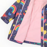 Korango - Spring Rainbow Raincoat - Navy
