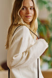 Ceres Life - Finley Funnel Neck Knit - Milk