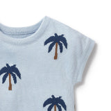 Wilson & Frenchy - Little Palm Organic Knitted Growsuit