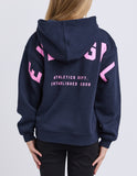 Eve Girl - Performance Hoodie - Navy & Pink