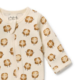 Wilson & Frenchy - Hot Cross Buns Organic Zipsuit With Feet
