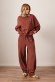 Ceres Life - Quinn Slouchy Crew - Burnt Toffee