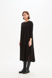 Tirelli - Overlay Panel Knit Dress - Black
