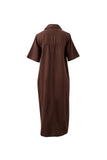 Ceres Life - Sloane Short Sleeve Midi Dress - Chocolate