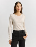 Toorallie - Merino Crew Tee - Warm White